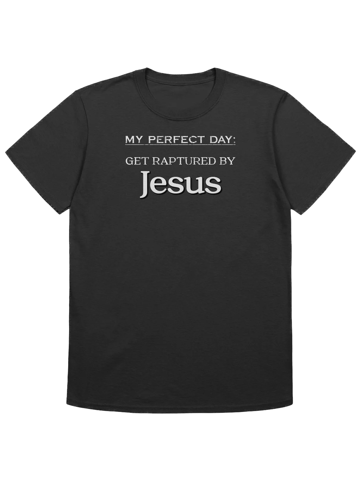 My Perfect Day: Get Raptured By Jesus T-Shirt product image (1)