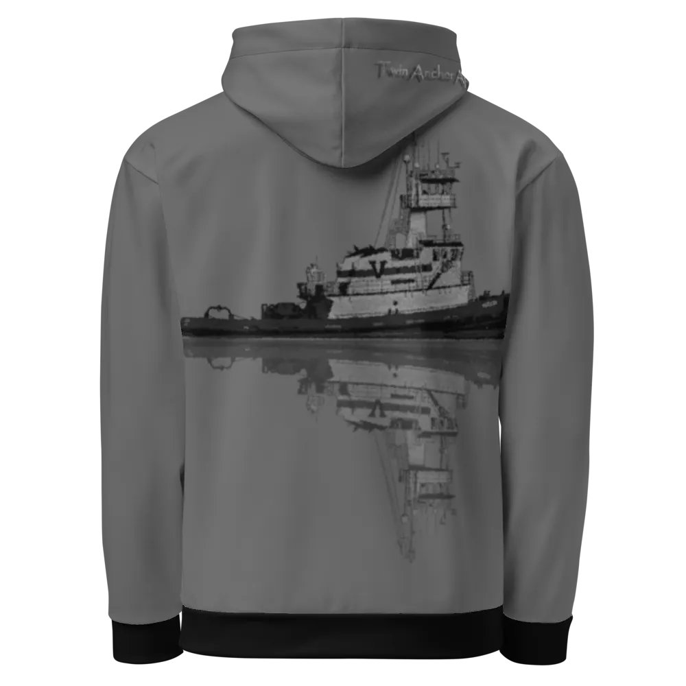 Tug Hudson & Reflection (Gray)– Performance Marine Wear | Twin Anchor Apparel North Current Line product image (7)