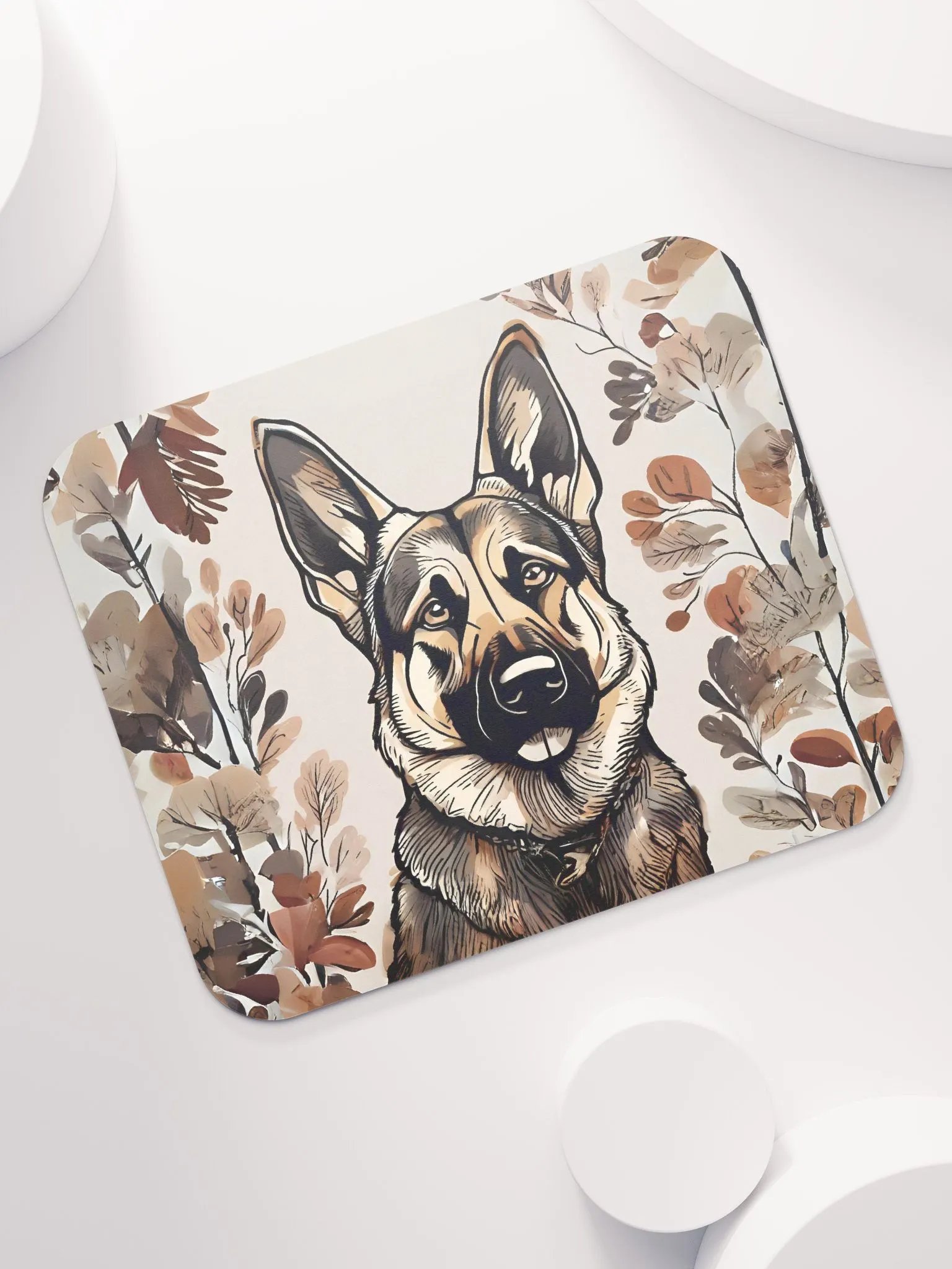 Autumn German Shepherd Mouse Pad product image (7)