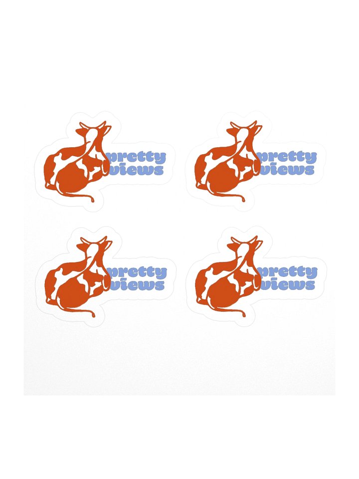 pretty views - Sticker (small) product image (1)