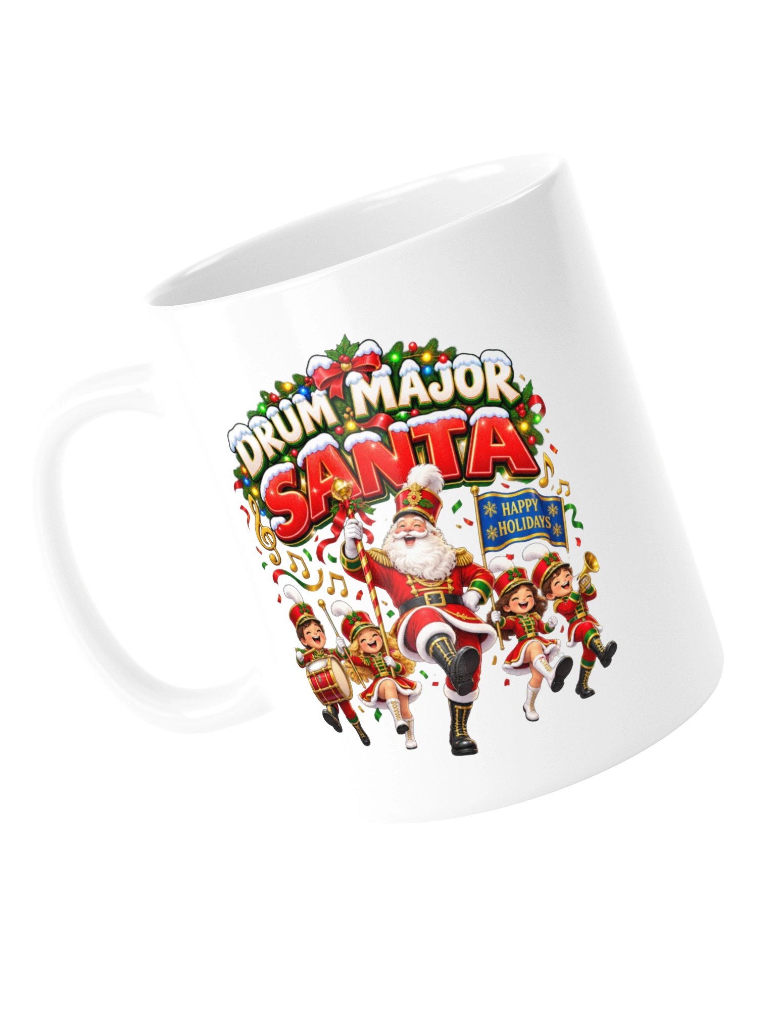 DRUM MAJOR SANTA — THE NORTH POLE MARCHING BAND - MUG product image (15)