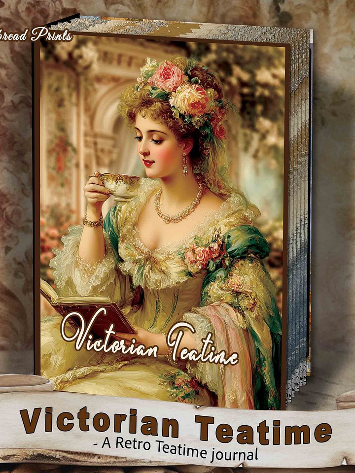 Victorian Teatime Journal Digital Download product image (1)
