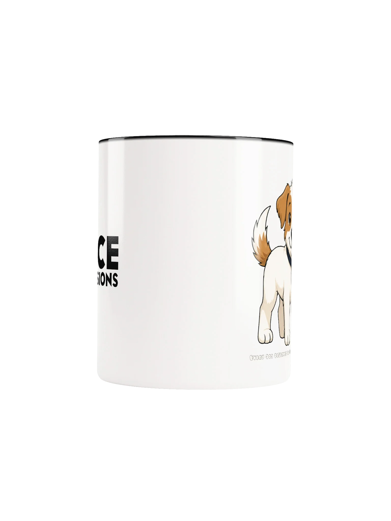 Sonance Dog Ceramic Mug with Colour Inside (Stand) product image (5)