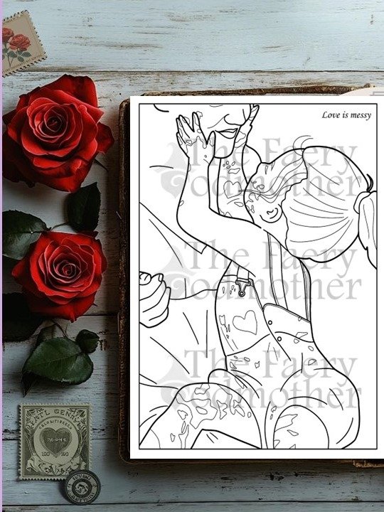 February '26 Coloring Page - Color your Inner Child product image (1)