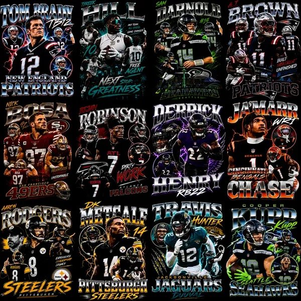 74 Football Designs for Dark Shirts product image (2)