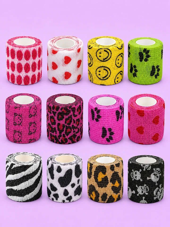 Vet Wrap Self Adhesive Elastic Bandage (pack of 12) product image (1)
