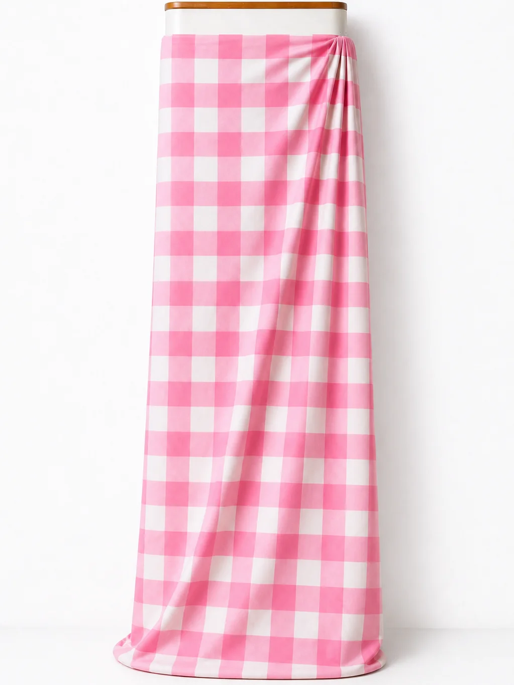 Pink Check DBP Fabric product image (2)