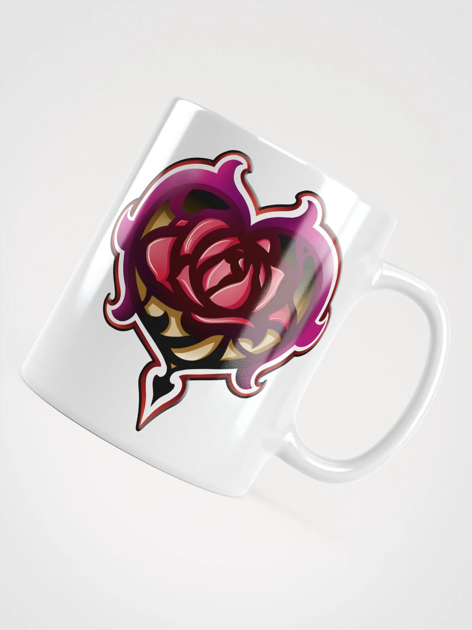 Zagarose White Glossy Mug product image (4)