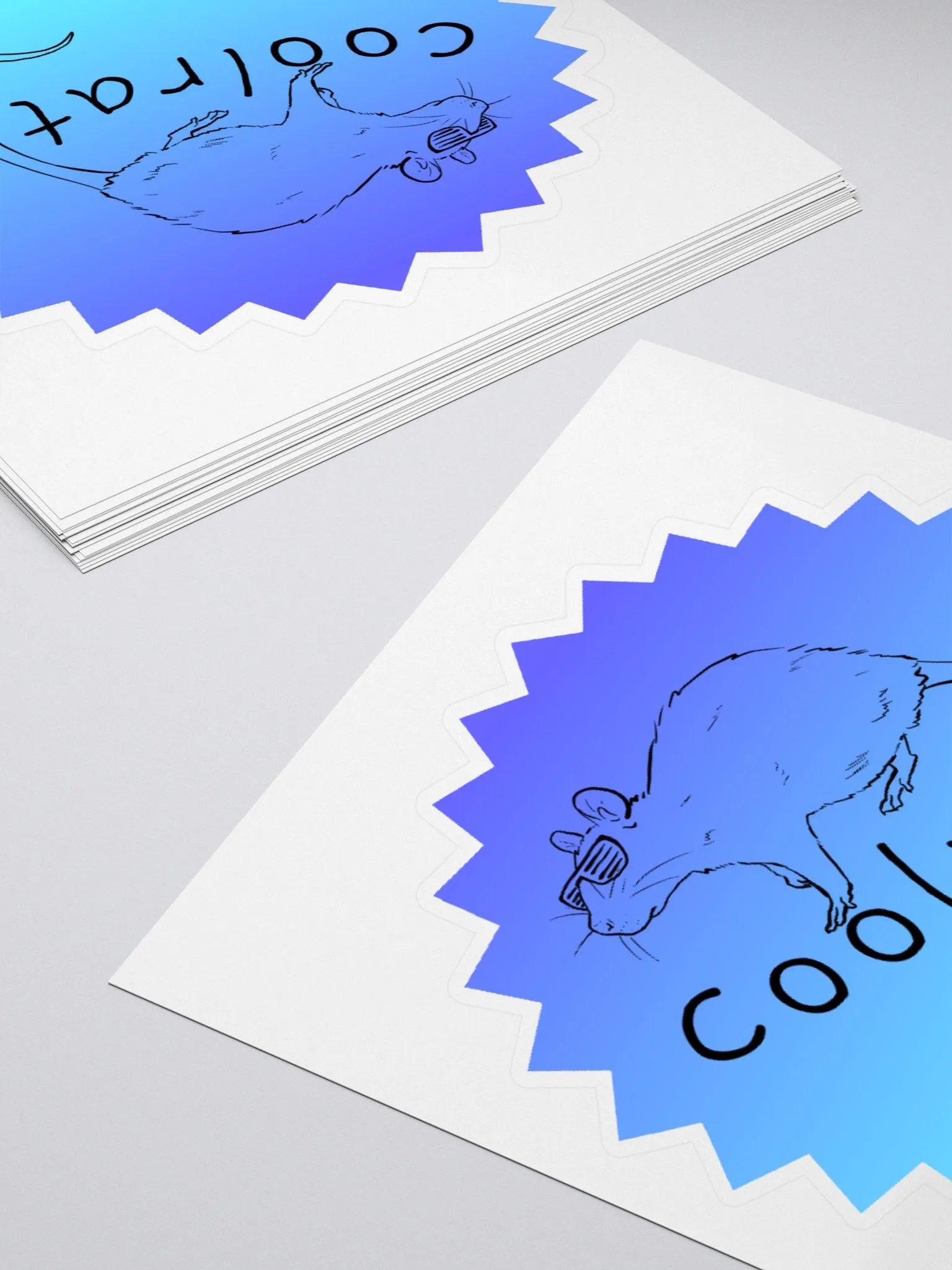 coolrat badge bubble free stickers product image (4)