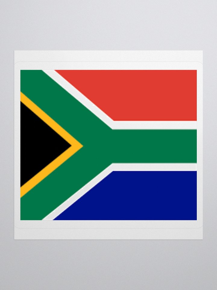 Exclusive South Africa Flag Kiss-Cut Stickers - High-Quality Vinyl, Multiple Sizes product image (1)