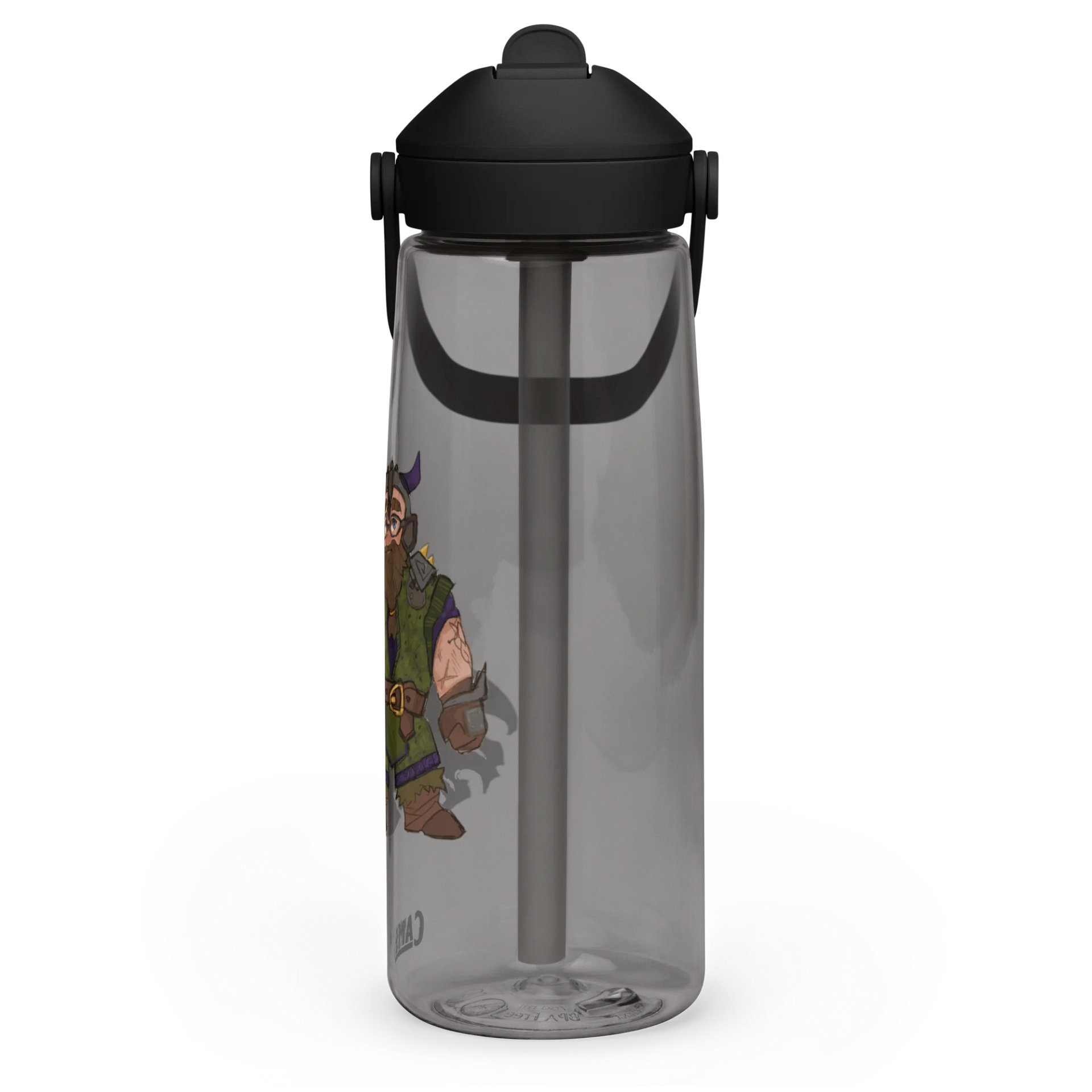 Zman the Dwarf Water Bottle w/ Straw product image (3)