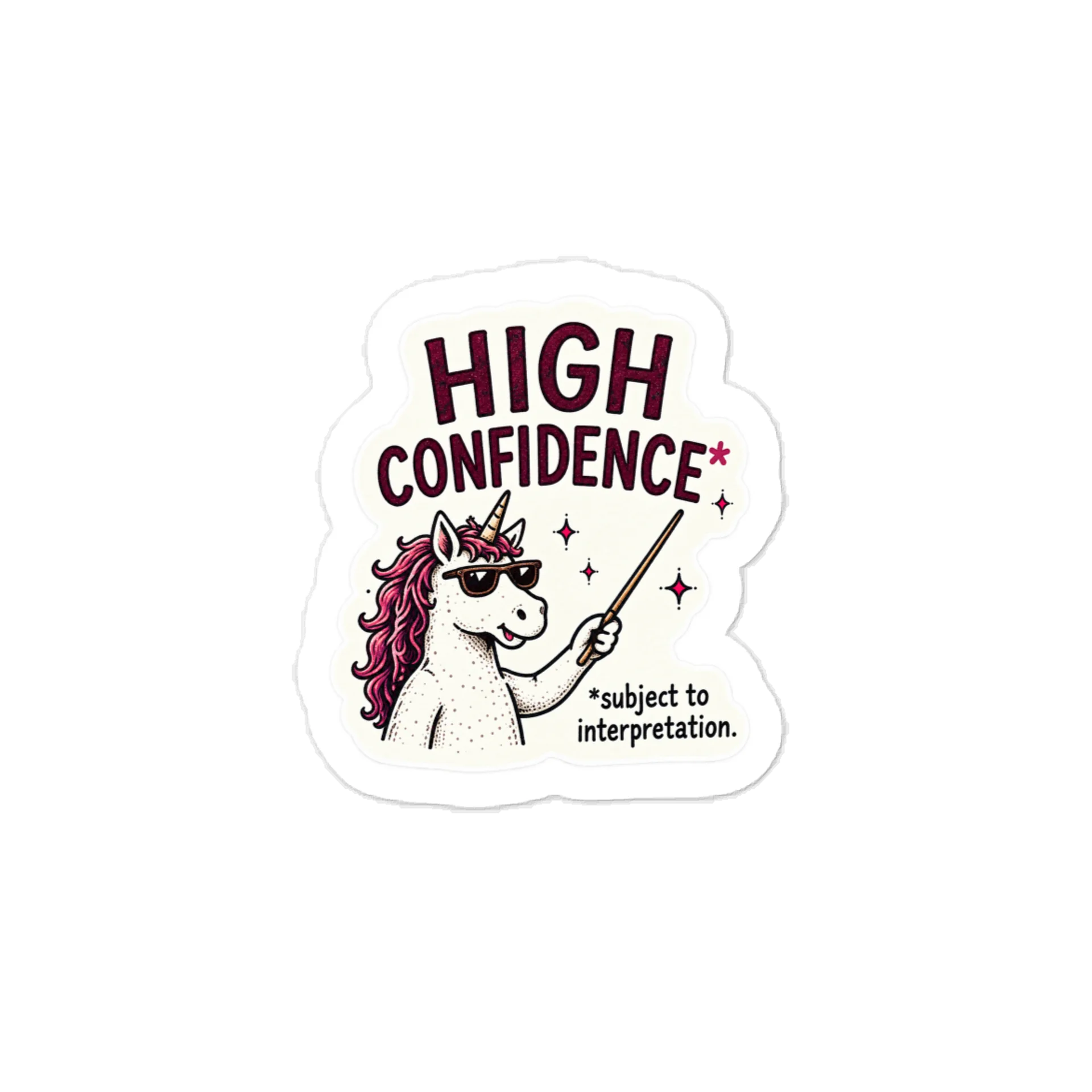 High Confidence Sticker product image (1)