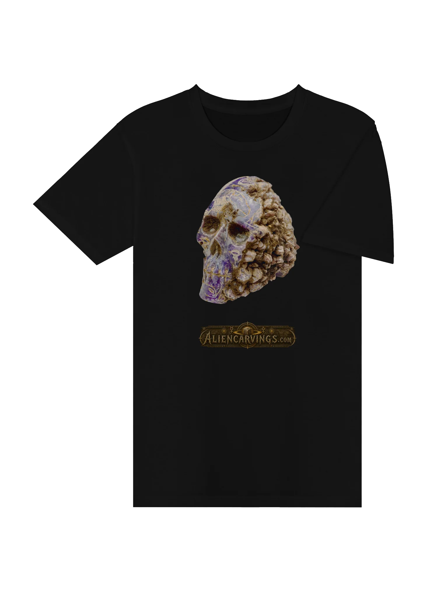 Amethyst Crystal Skull T-Shirt product image (4)