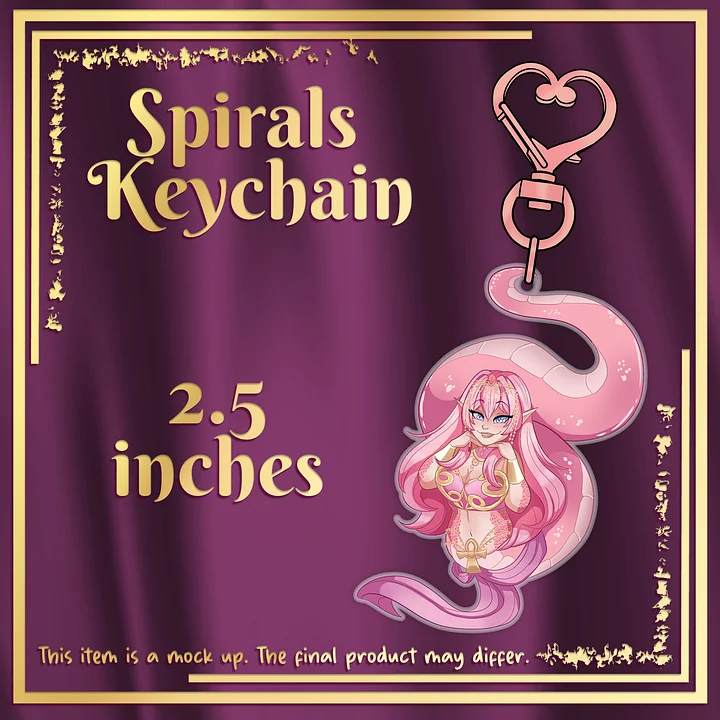 Spirals Debut Keychain [PREORDER] product image (1)