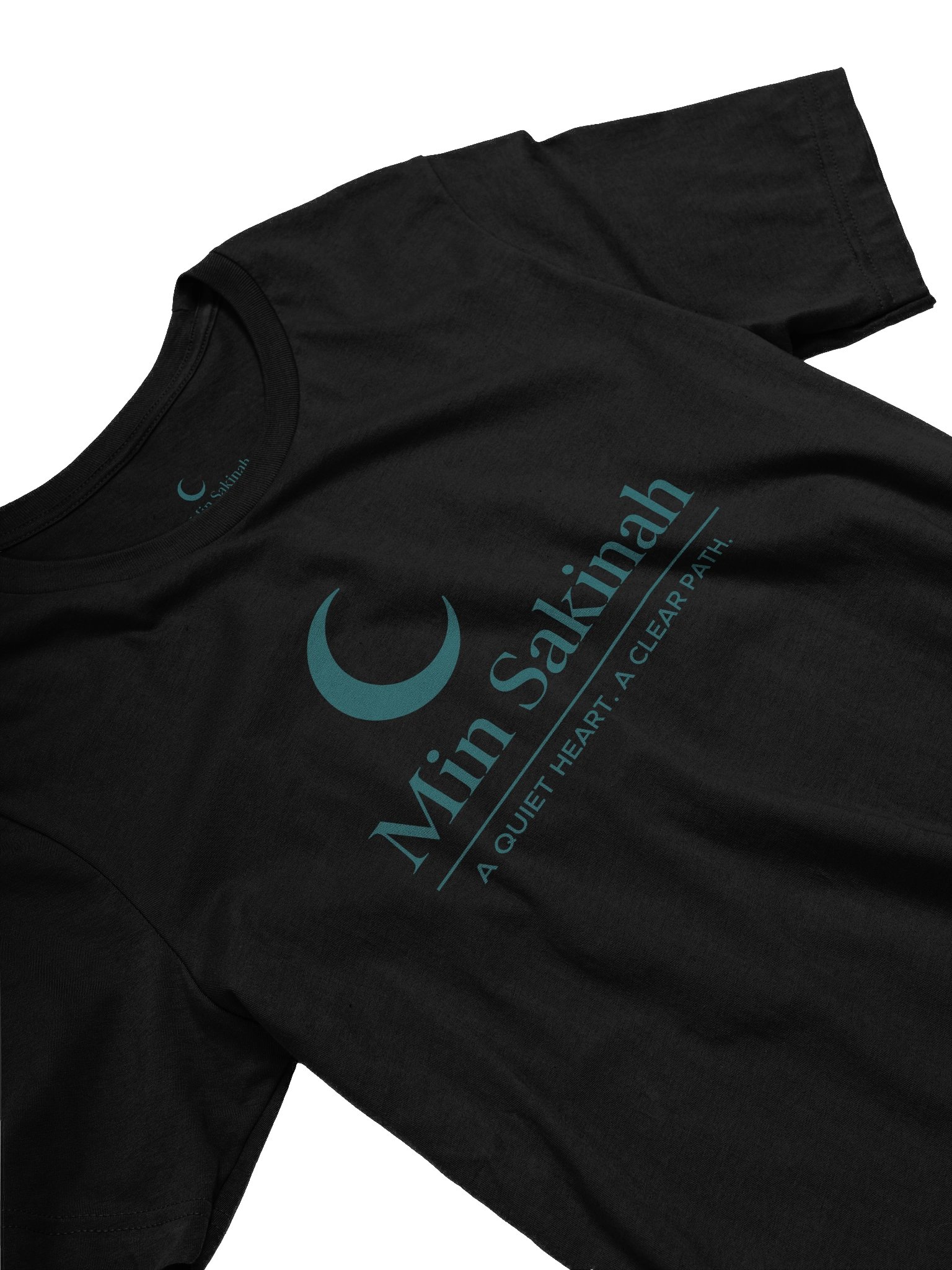 Min Sakinah Vision T-Shirt – Deep Teal Print product image (2)