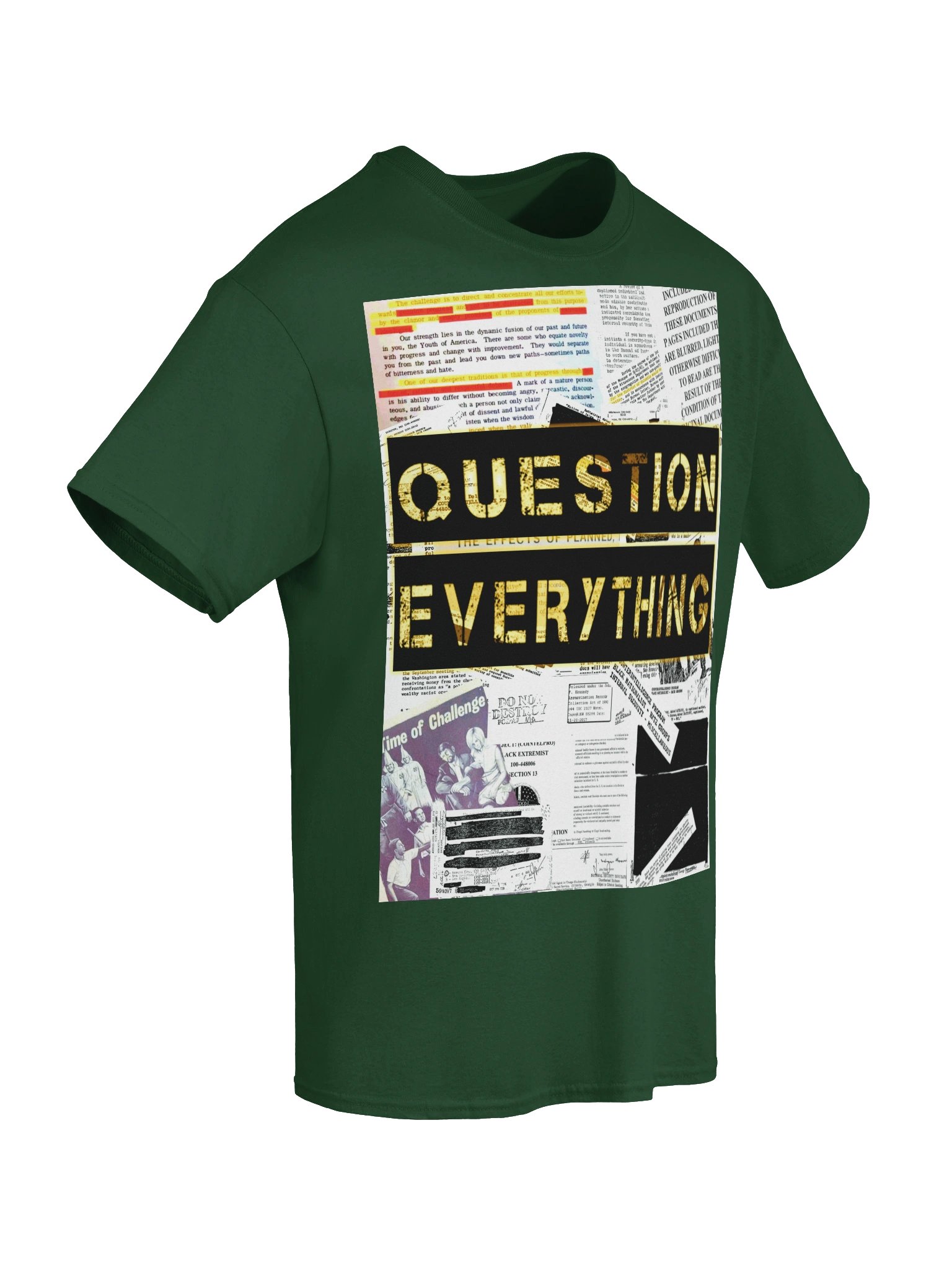 QUESTION EVERYTHING - T-SHIRT (FRONT ONLY) product image (6)