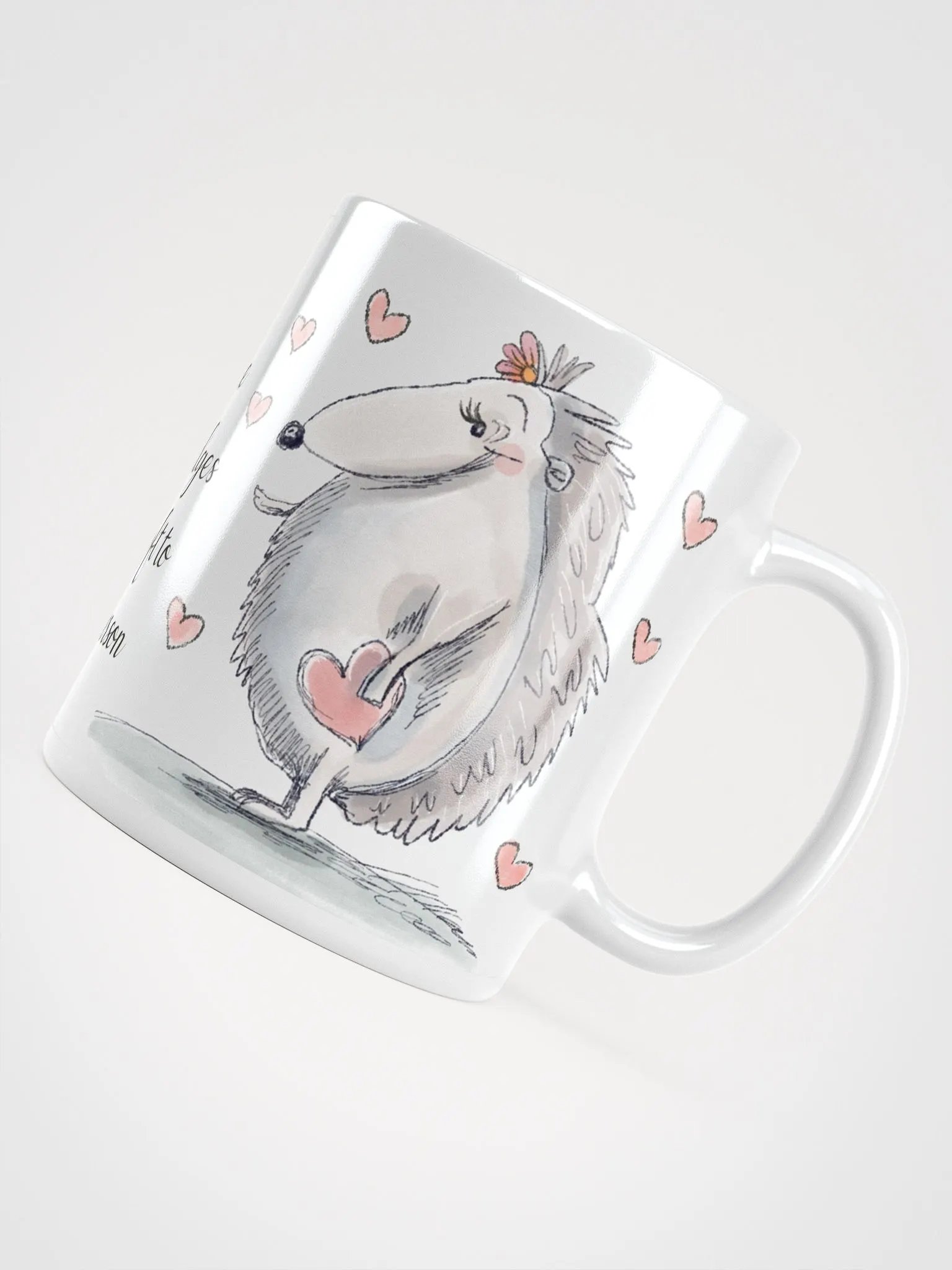 Whimsical Hedgehog Love Mug product image (10)