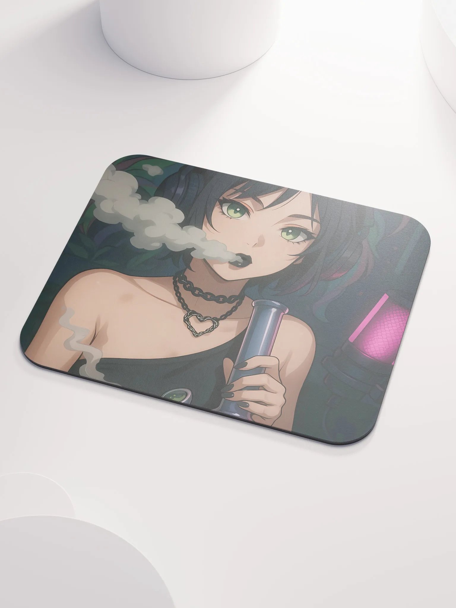 Kitty Cheers Mouse Pad product image (3)