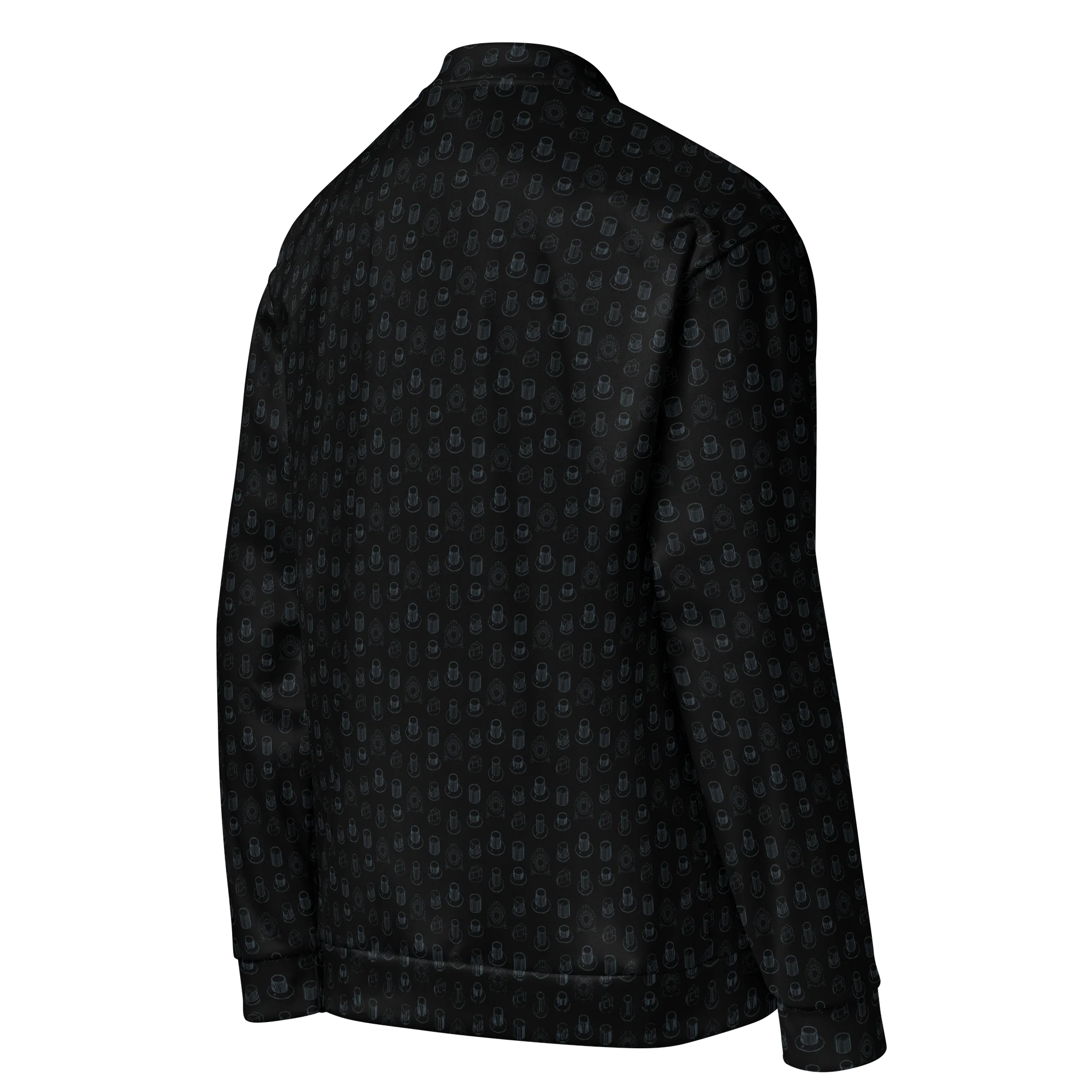 Seven Icons of Synthesis Bomber Jacket - (7 Synth Legends) CARBON product image (4)