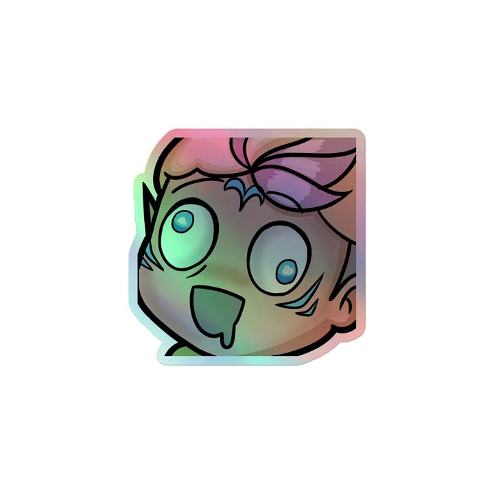 AfressDerp Emote Holographic Sticker product image (1)