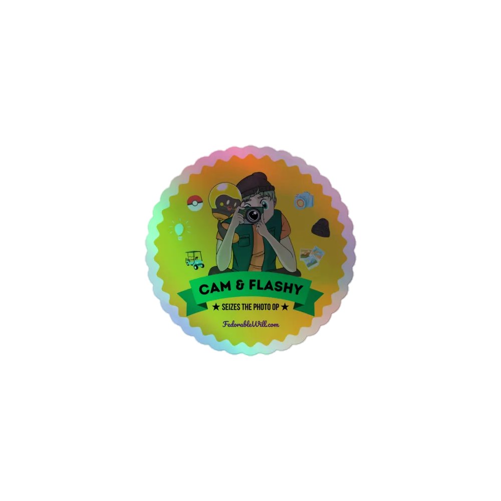 SSQ Holo Sticker: Cam & Flashy product image (1)