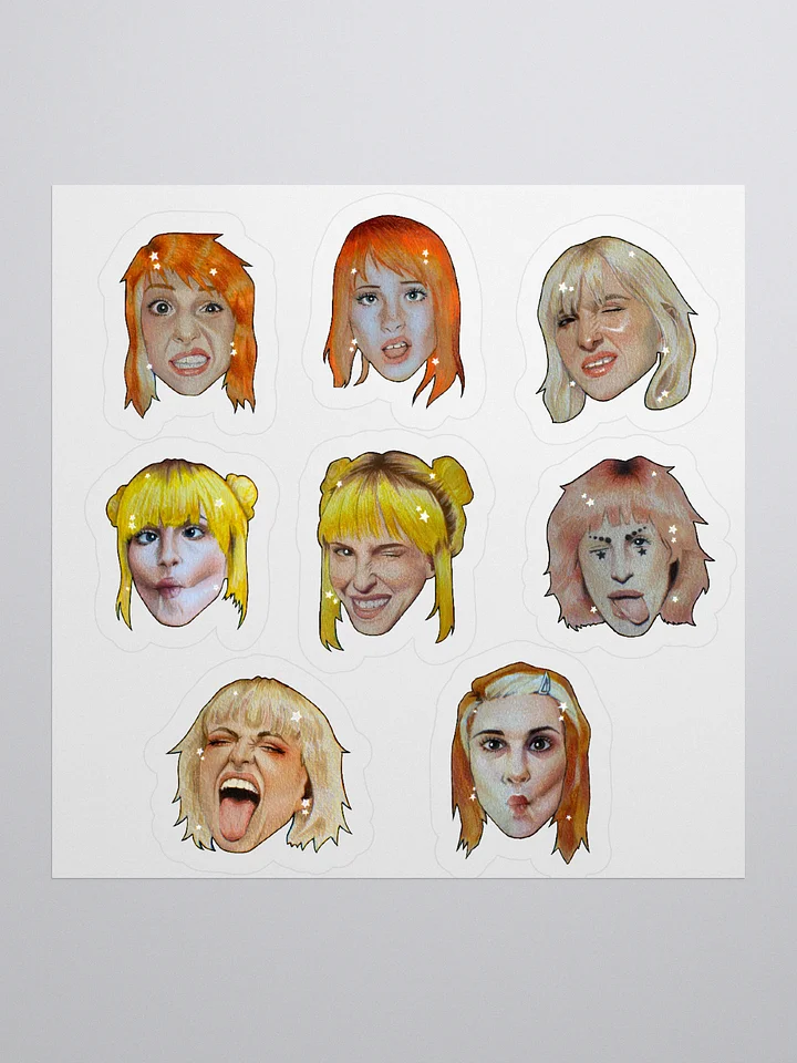 yelyah expressions sticker sheet! product image (2)