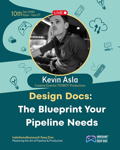 🎮 Join us LIVE with our Creative Director! 🎮
We're thrilled to announce that our Creative Director, Kevin Asla, will be speak...