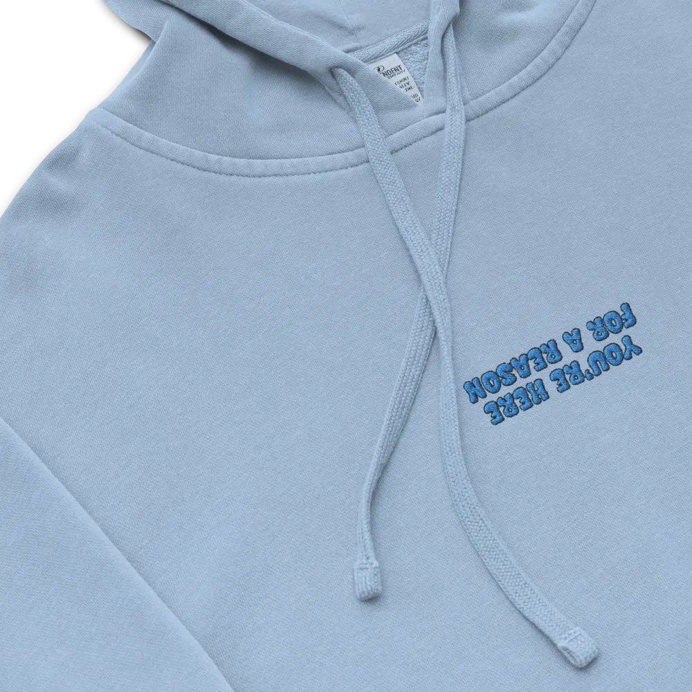 For A Reason | Embroidered hoodie product image (1)