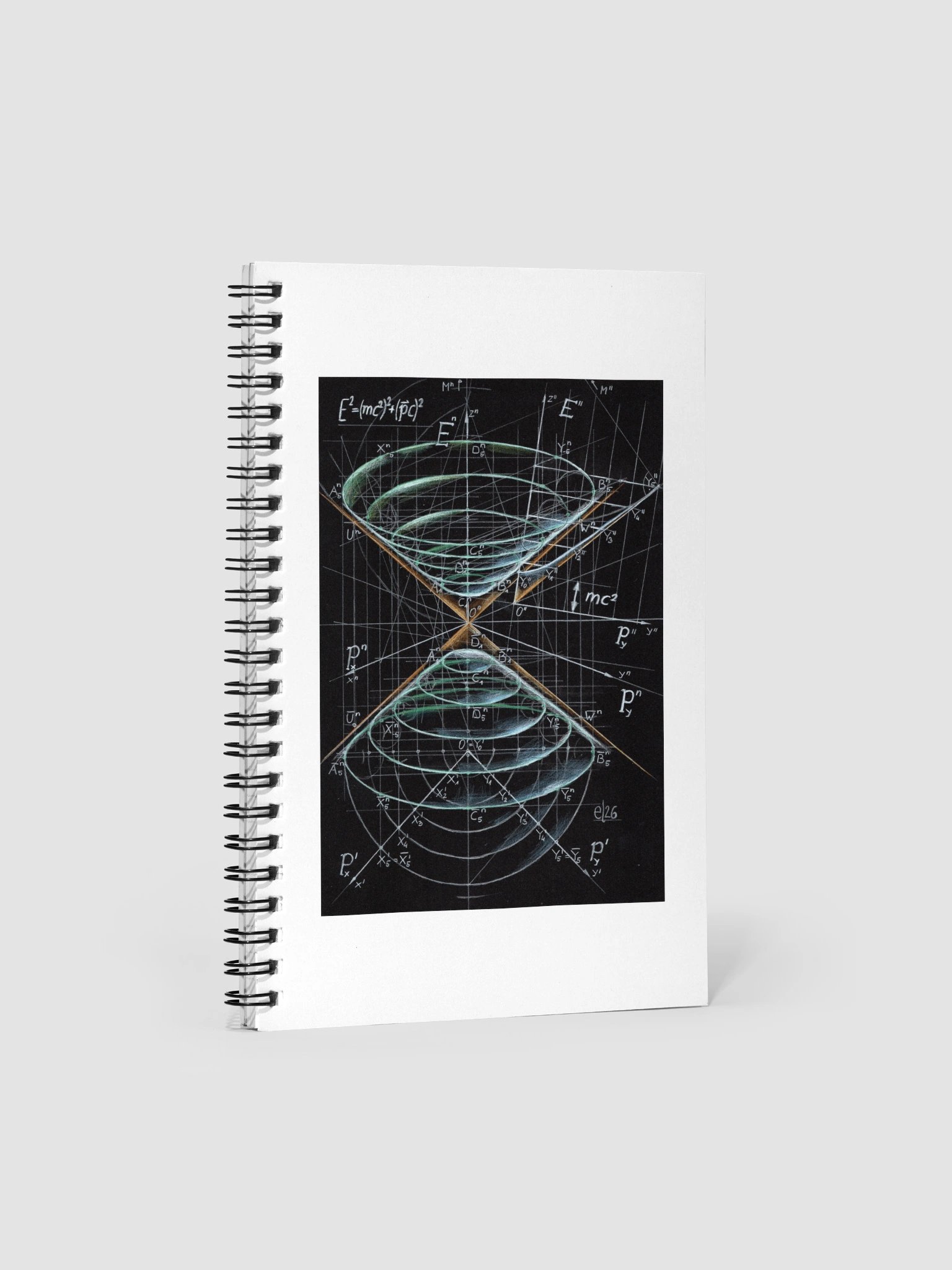 Geometric Physics Art Notebook 2: Mass Shell and Aharanov-Bohm Effect product image (8)