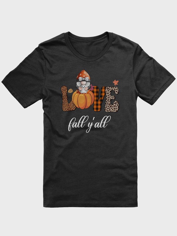 Halloween Gnome and Ghost Love Fall Y'all Tee product image (2)
