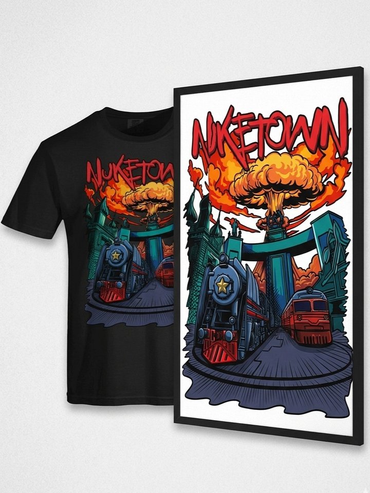Nuketown Bundle (Poster & Shirt) product image (1)