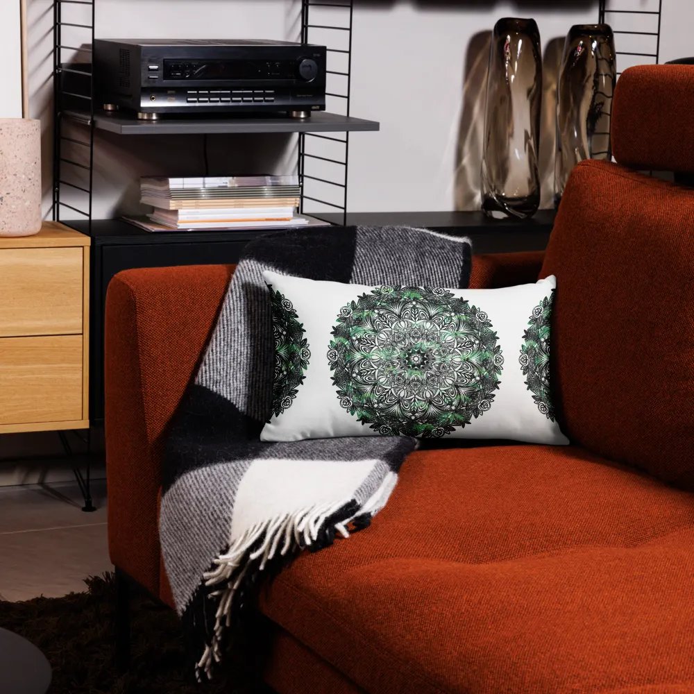 Verdant Oasis Premium Pillow Case product image (7)