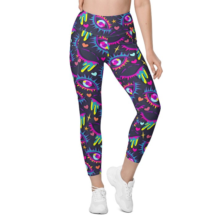 *ALL* Sizes Teal Eye Leggings W/ POCKETS 2.0 product image (1)