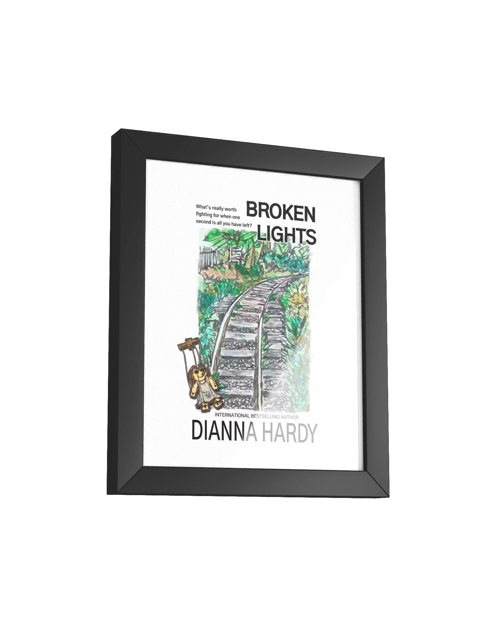 Broken Lights Framed Cover Print (Illustrated Edition) product image (2)