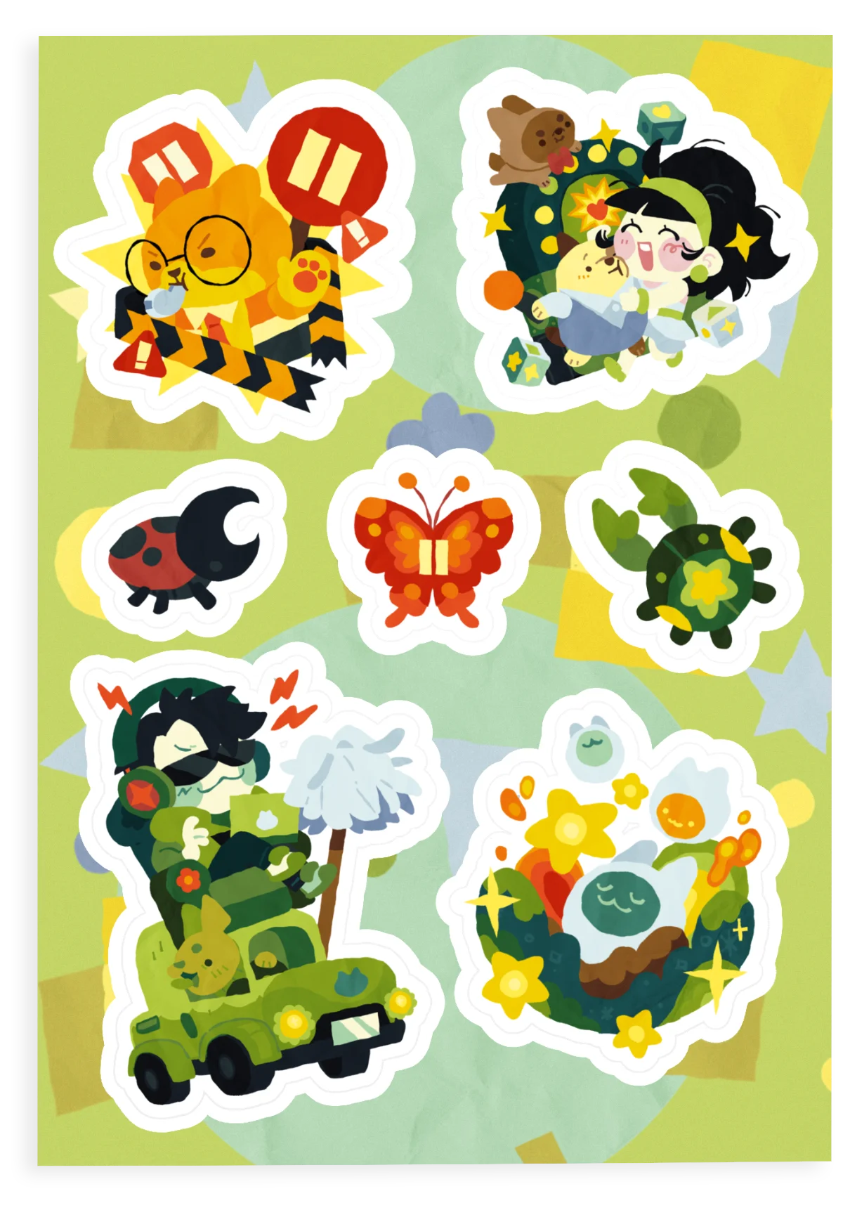 AI Pause Debate Sticker Set product image (1)