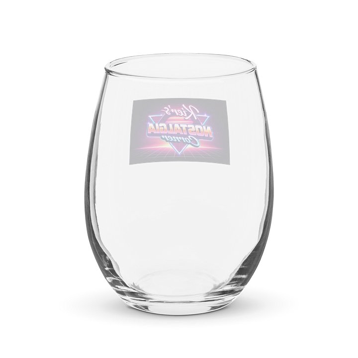 KNC "Vaporwave Vibes" wine glass product image (2)