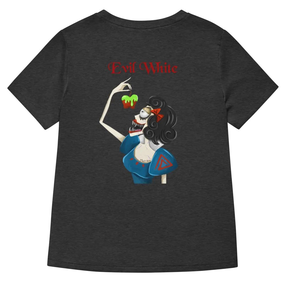 Evil Snow White V Neck Graphic Printed T-shirt product image (4)