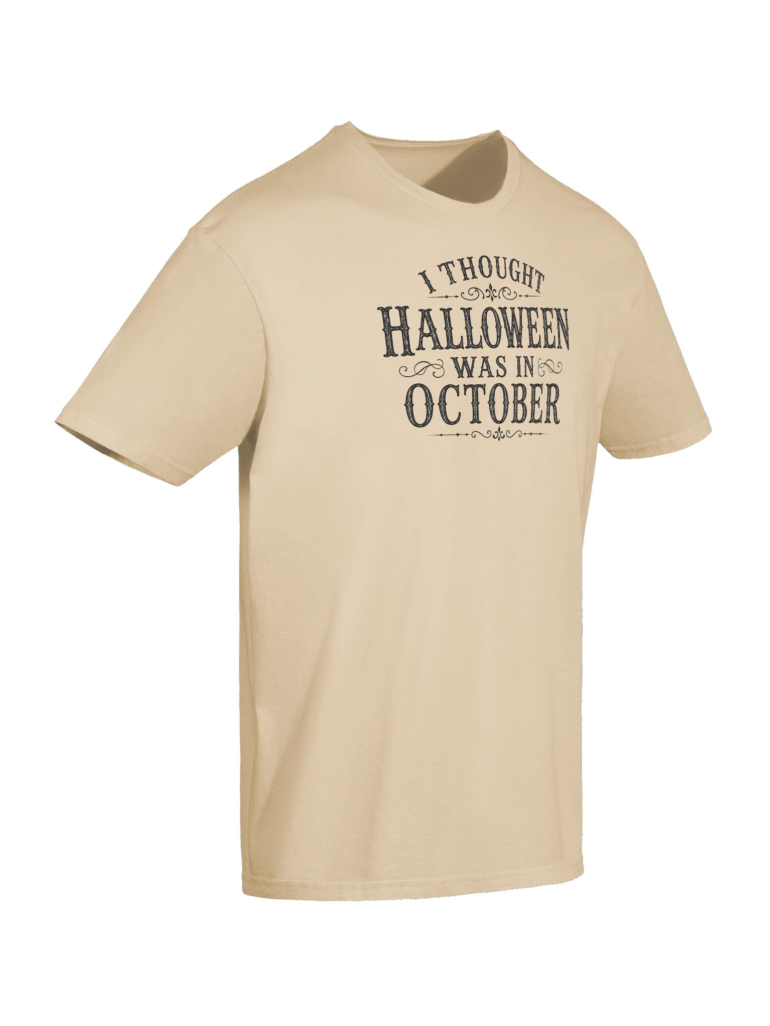 I THOUGHT HALLOWEEN WAS IN OCTOBER, Unisex Cotton Softstyle T-Shirt product image (26)