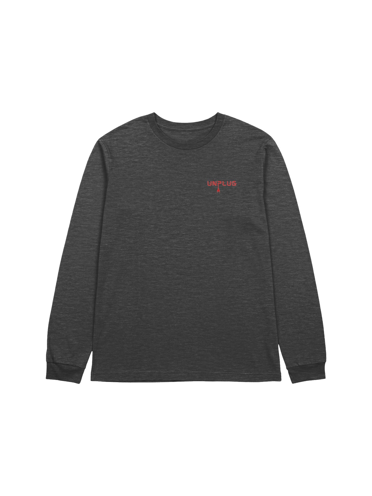 UNPLUG Long Sleeve Judgment Back Print T-shirt product image (2)
