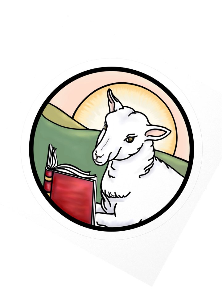 Eclogue Press logo sticker product image (6)