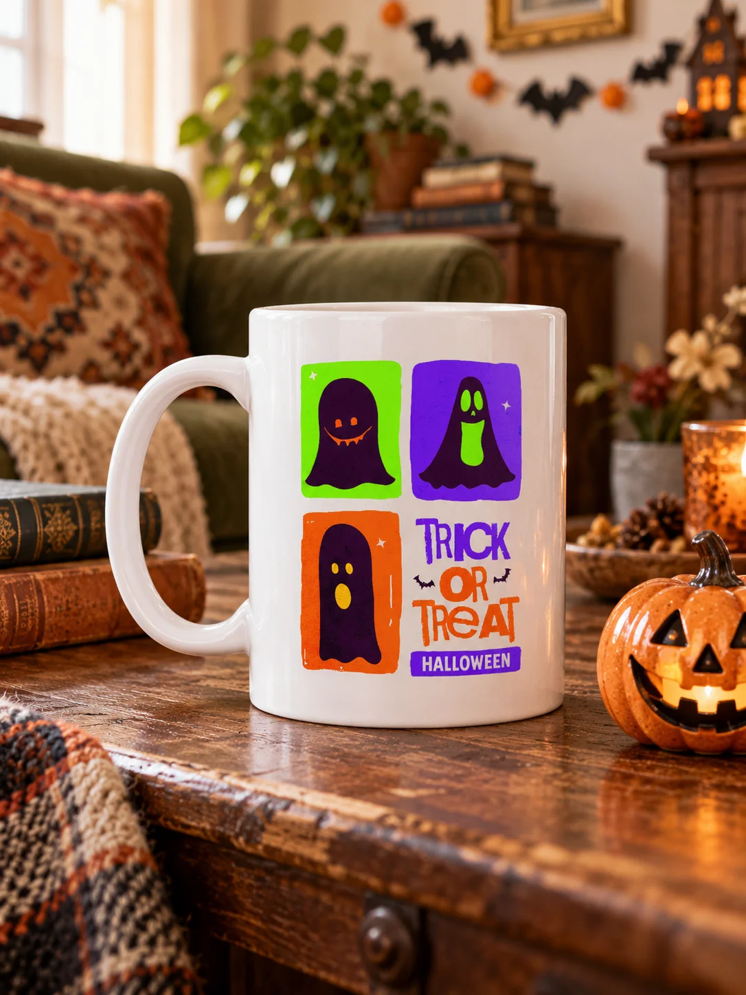 Trick or Treat Halloween Ghost Mug product image (1)