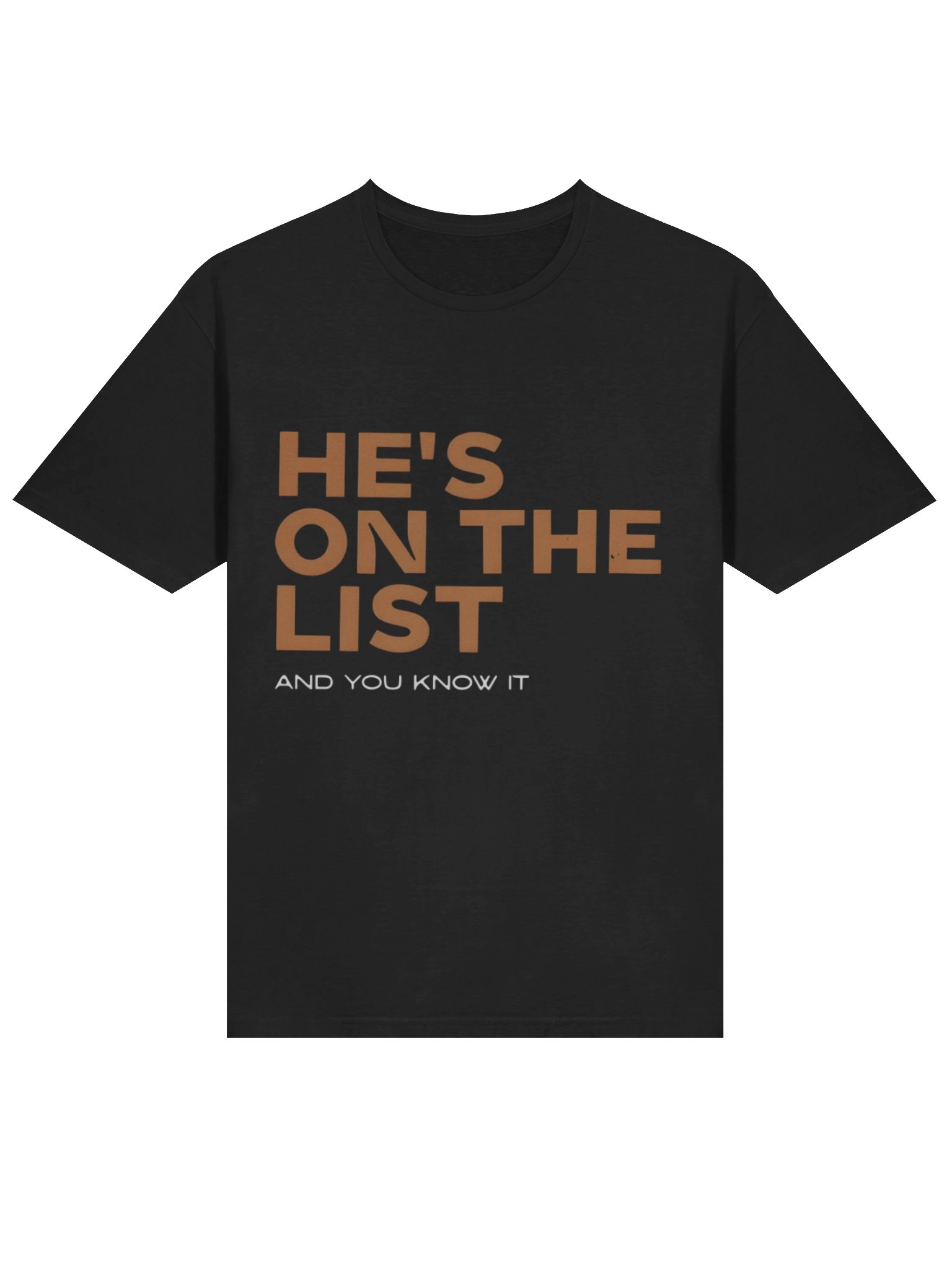 He’s On The List And You Know It Christmas Shirt product image (2)