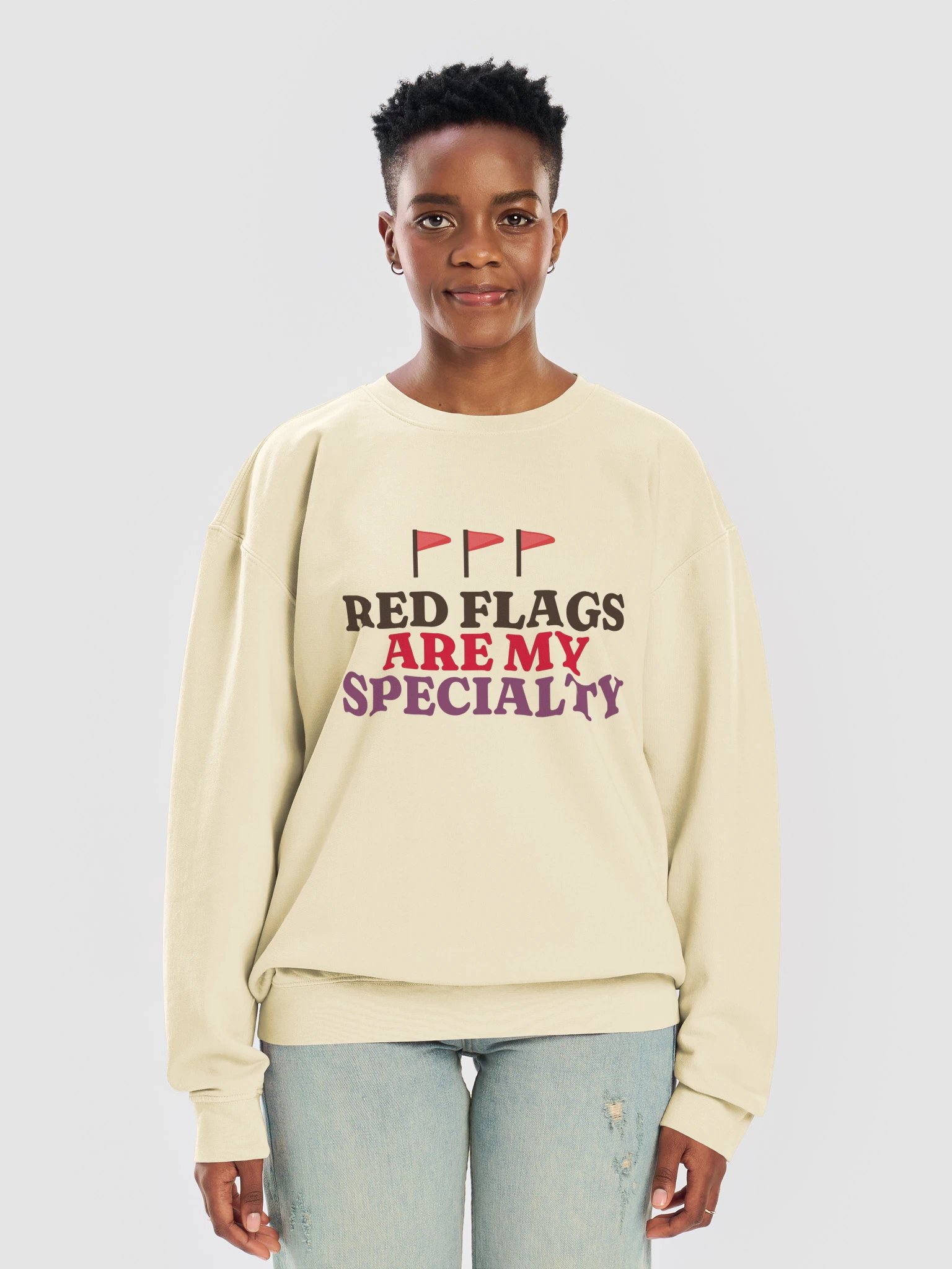 Red Flags Are My Specialty Crewneck product image (17)