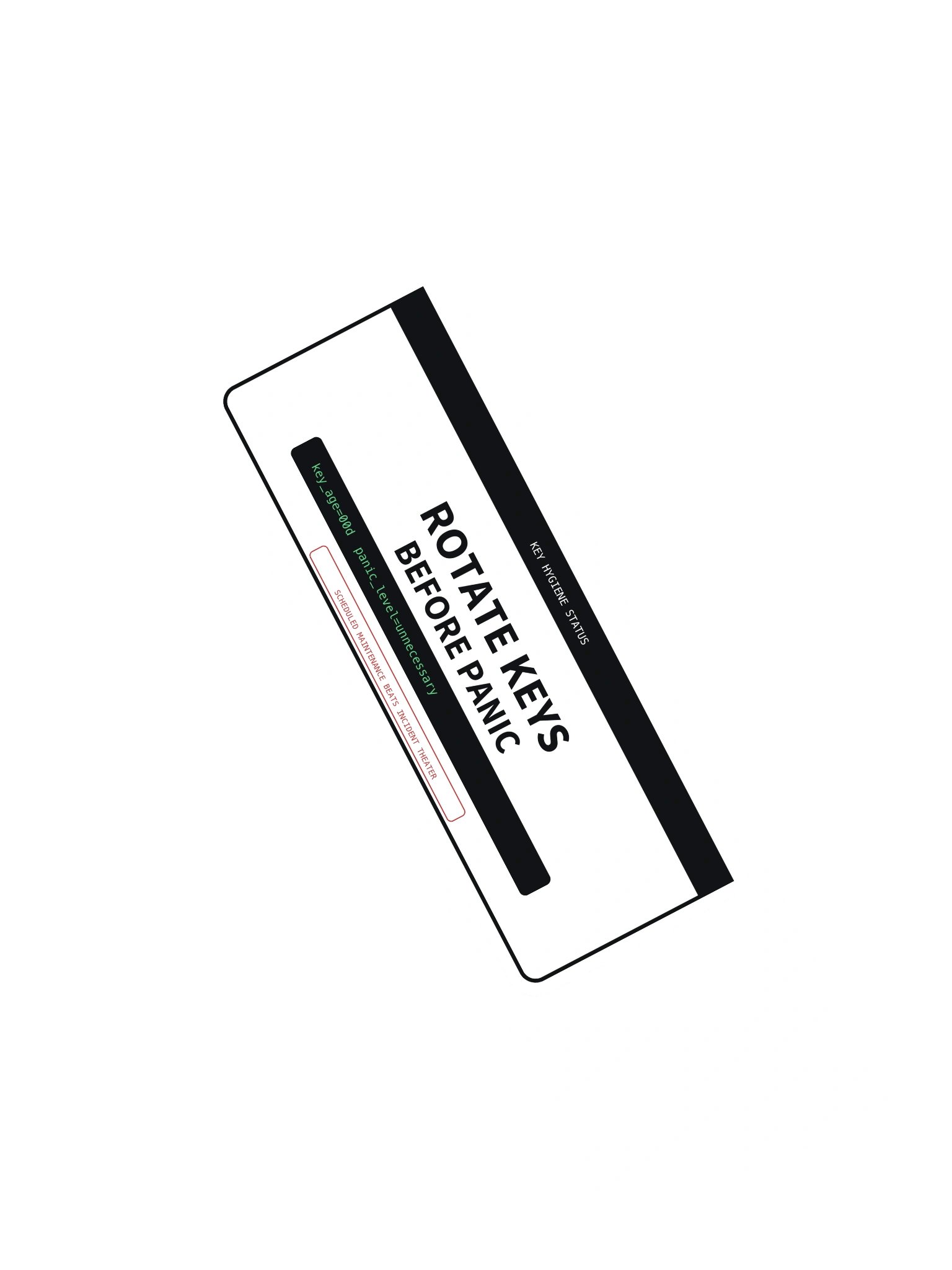 Rotate Keys Before Panic Sticker product image (2)