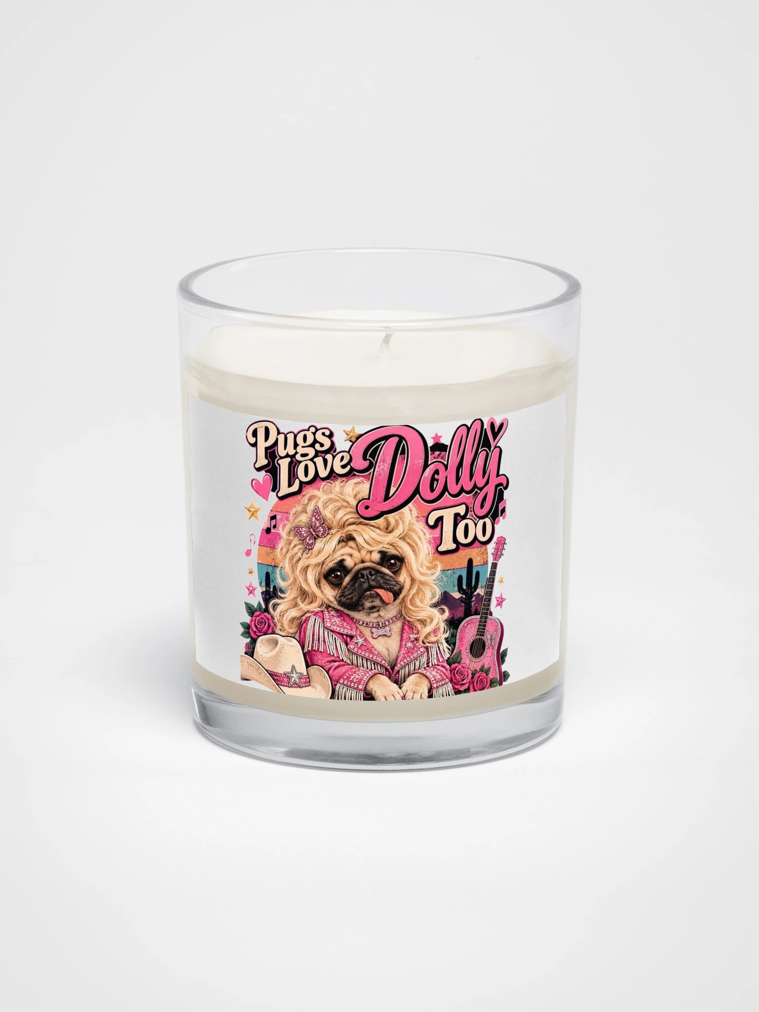 Pugs Love Dolly Too Candle product image (1)