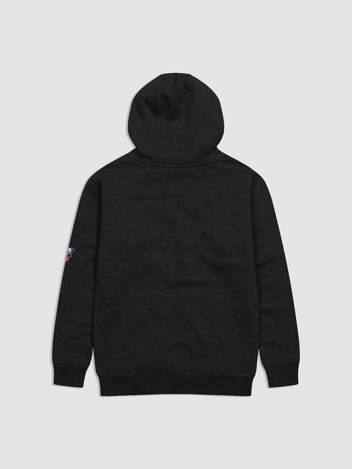 Monday Mood Powered by Coffee and Denial Hoodie – Funny Coffee-Themed Graphic product image (2)
