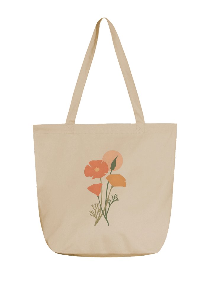 Organic Cotton Wildflower Tote Bag product image (1)