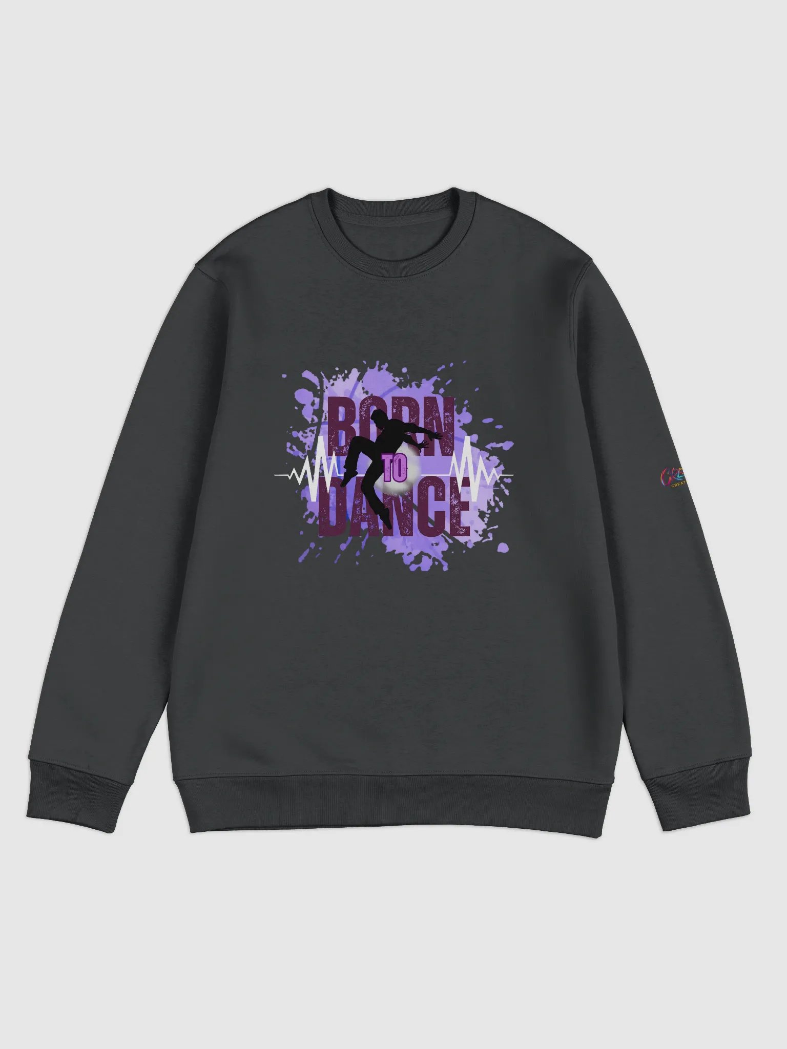 Born to Dance His Silhouette Unisex Eco Sweatshirt product image (2)