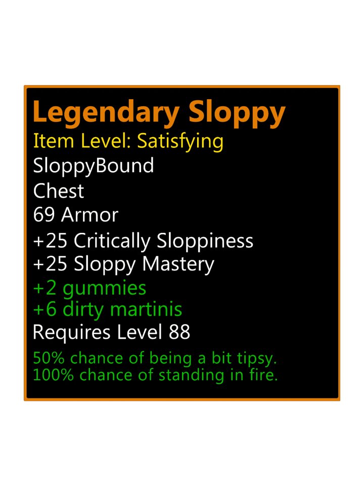 Legendary Sloppy Sticker product image (1)