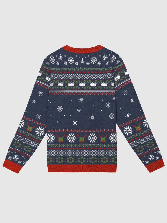 Ugly Slugmas Knitted Sweater - Blue product image (2)